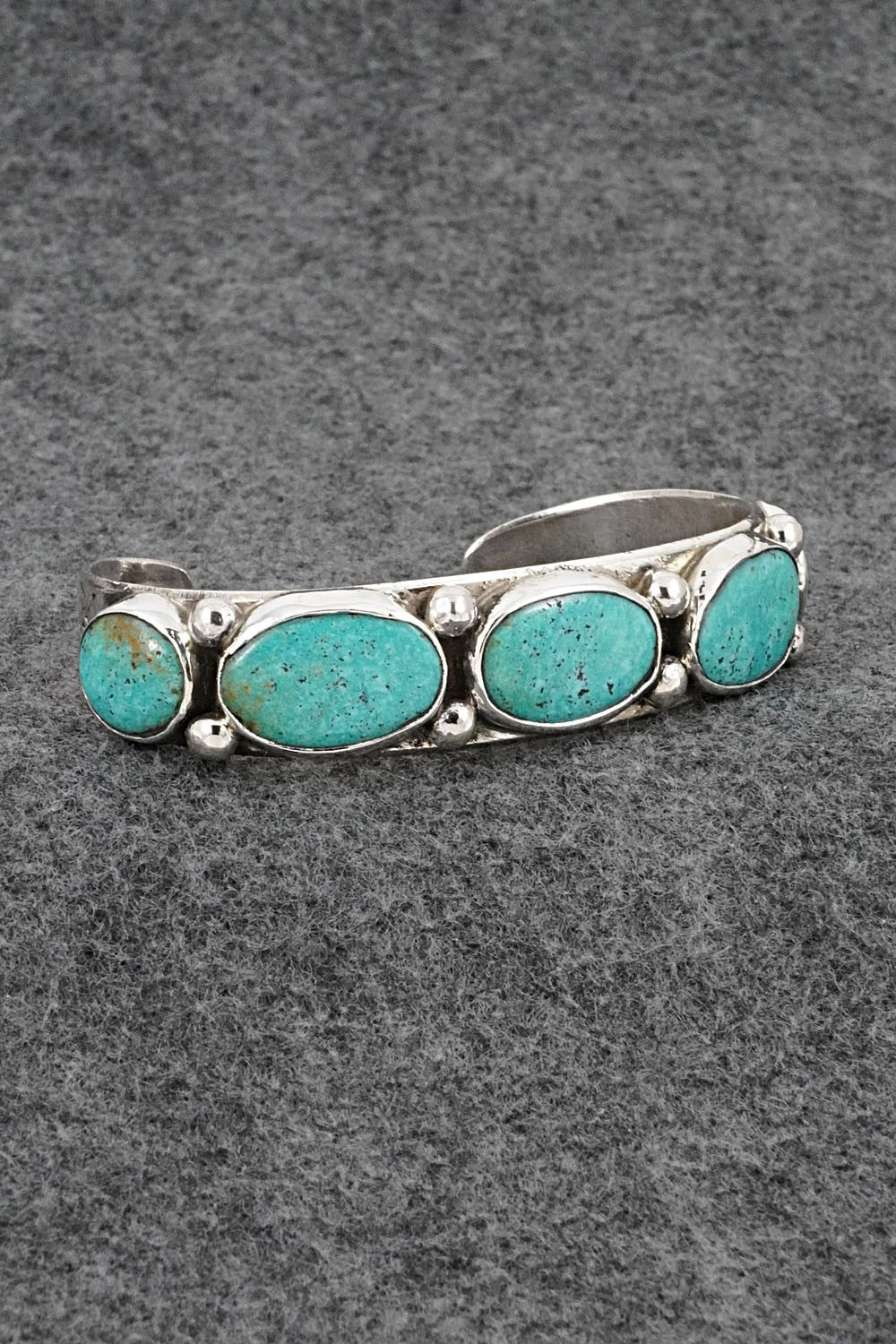 Turquoise & Sterling Silver Bracelet - Evelyn Platero