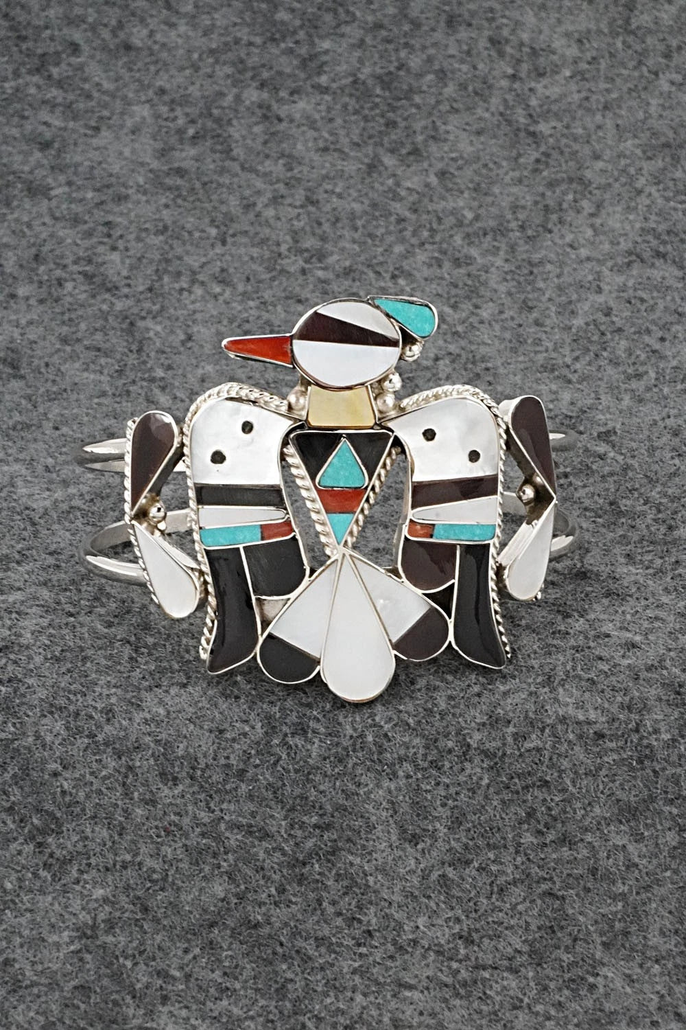 Multi-Stone & Sterling Silver Bracelet - Corraine Shack
