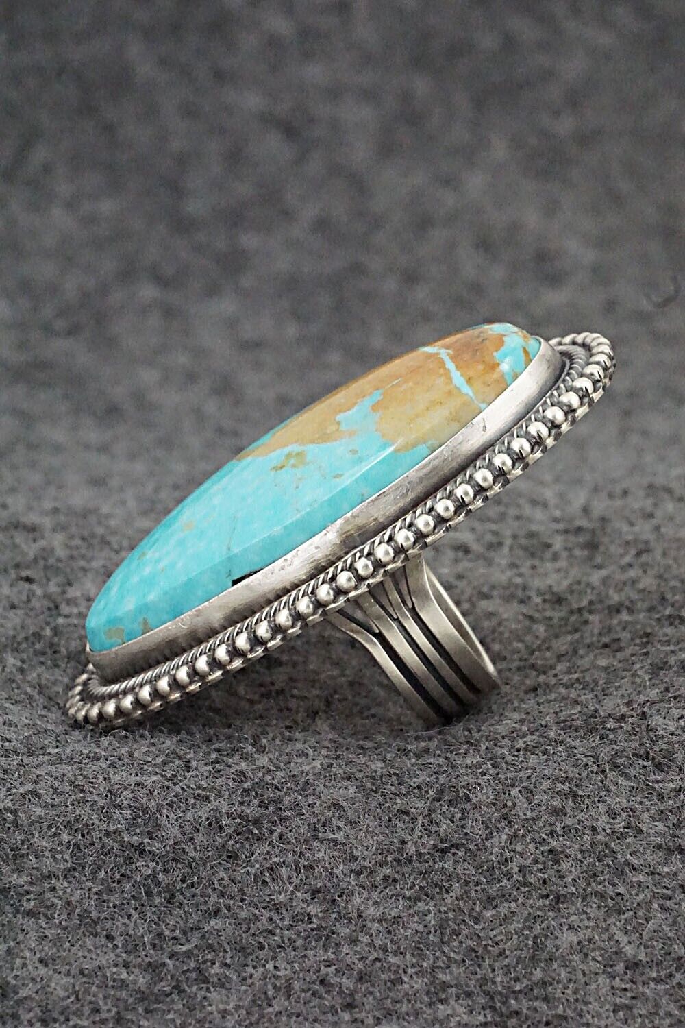 Turquoise & Sterling Silver Ring - Randy Boyd - Size 6.5