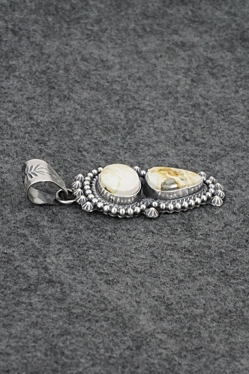 Variscite & Sterling Silver Pendant - Raymond Delgarito