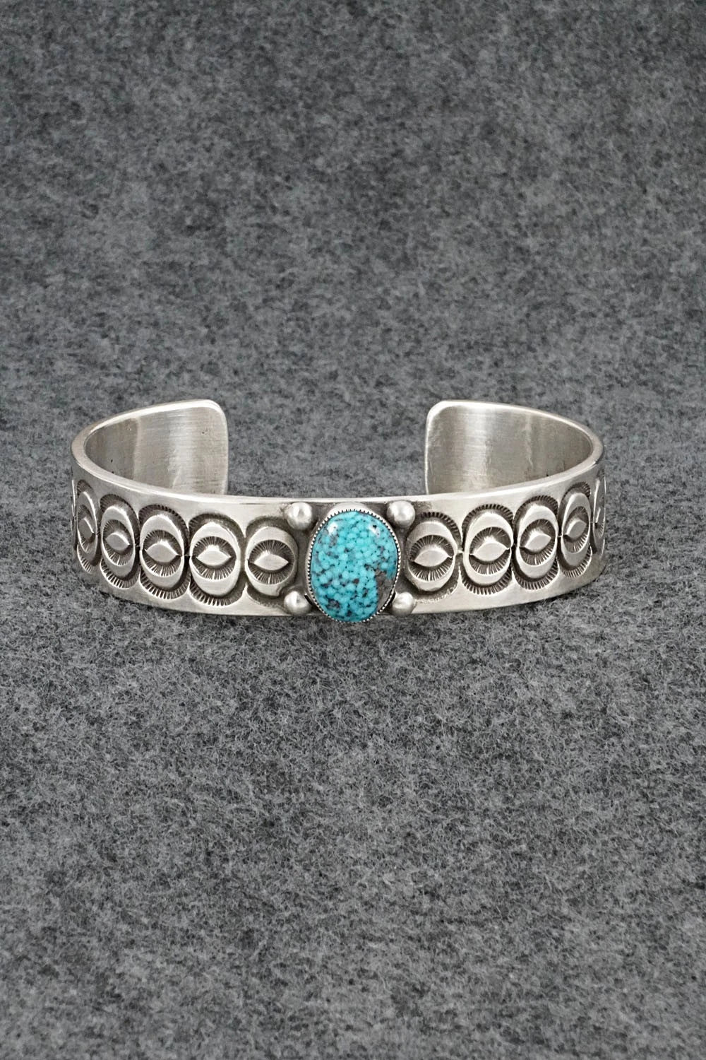 Turquoise & Sterling Silver Bracelet - Calvin Martinez