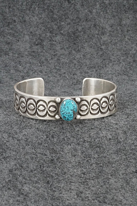 Turquoise & Sterling Silver Bracelet - Calvin Martinez
