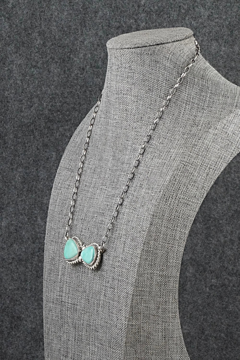 Turquoise & Sterling Silver Necklace - Antwone Brown