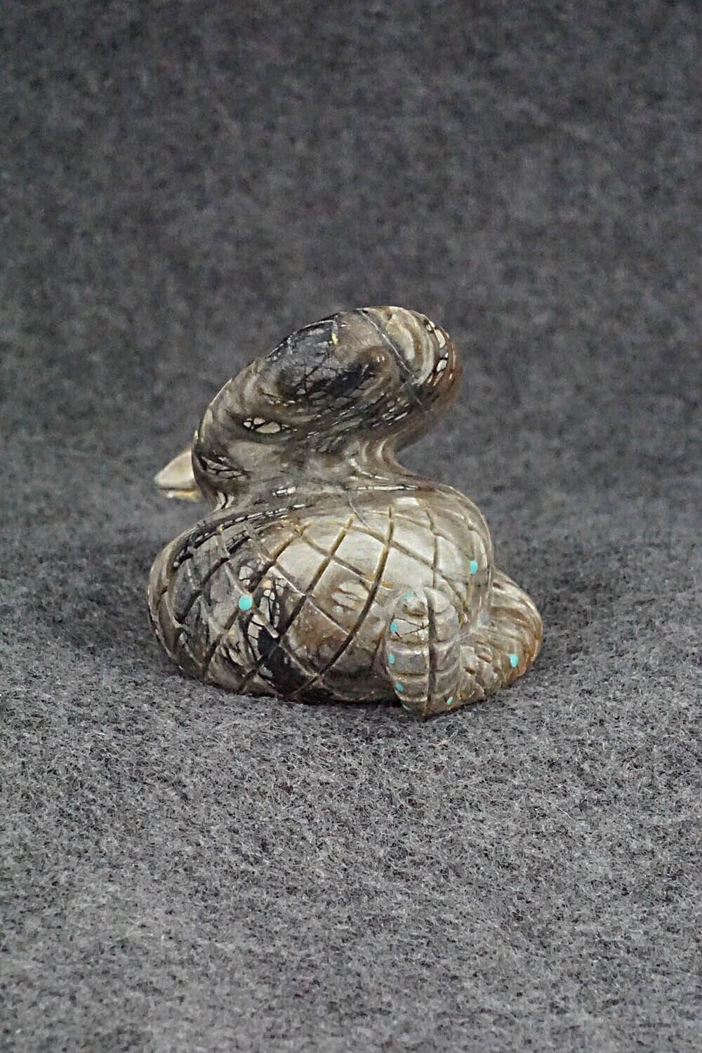 Rattlesnake Zuni Fetish Carving - Douglas Martza