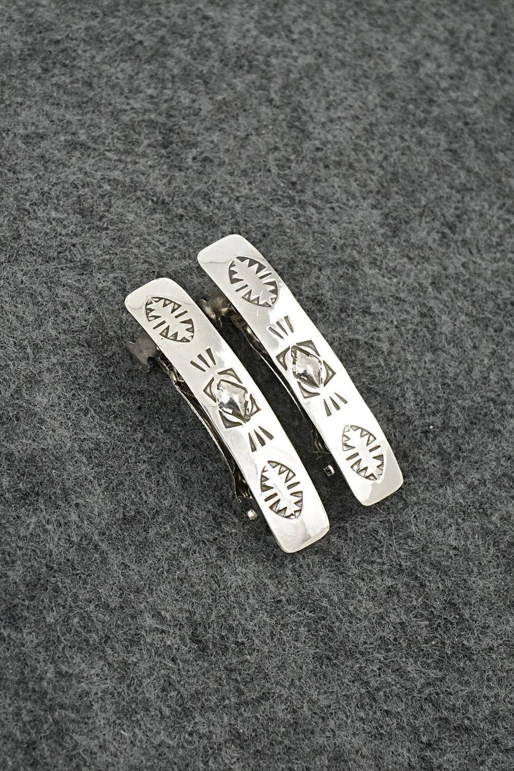 Sterling Silver Barrettes - Bertha Begay