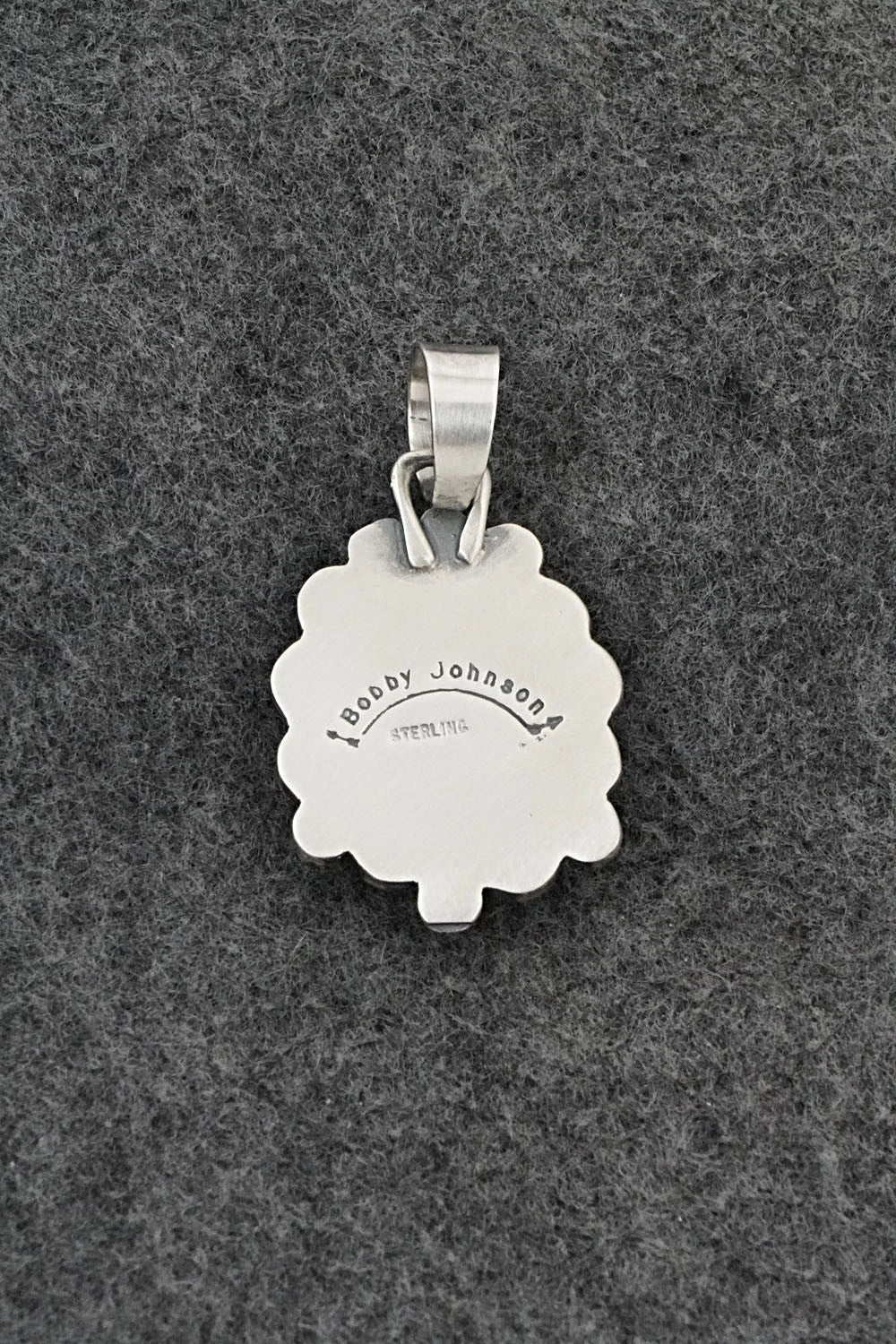 Turquoise & Sterling Silver Pendant - Bobby Johnson