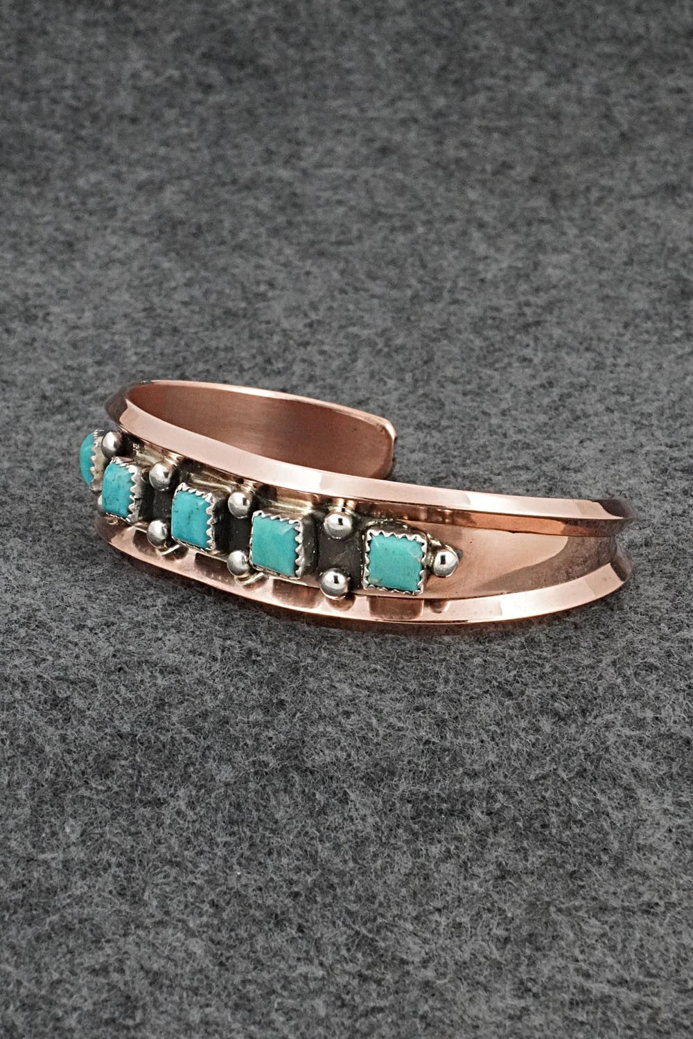 Turquoise & Copper Bracelet - Paul Largo