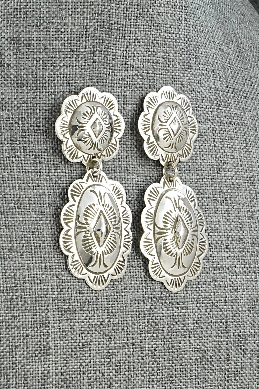Sterling Silver Earrings - Bertha Begay