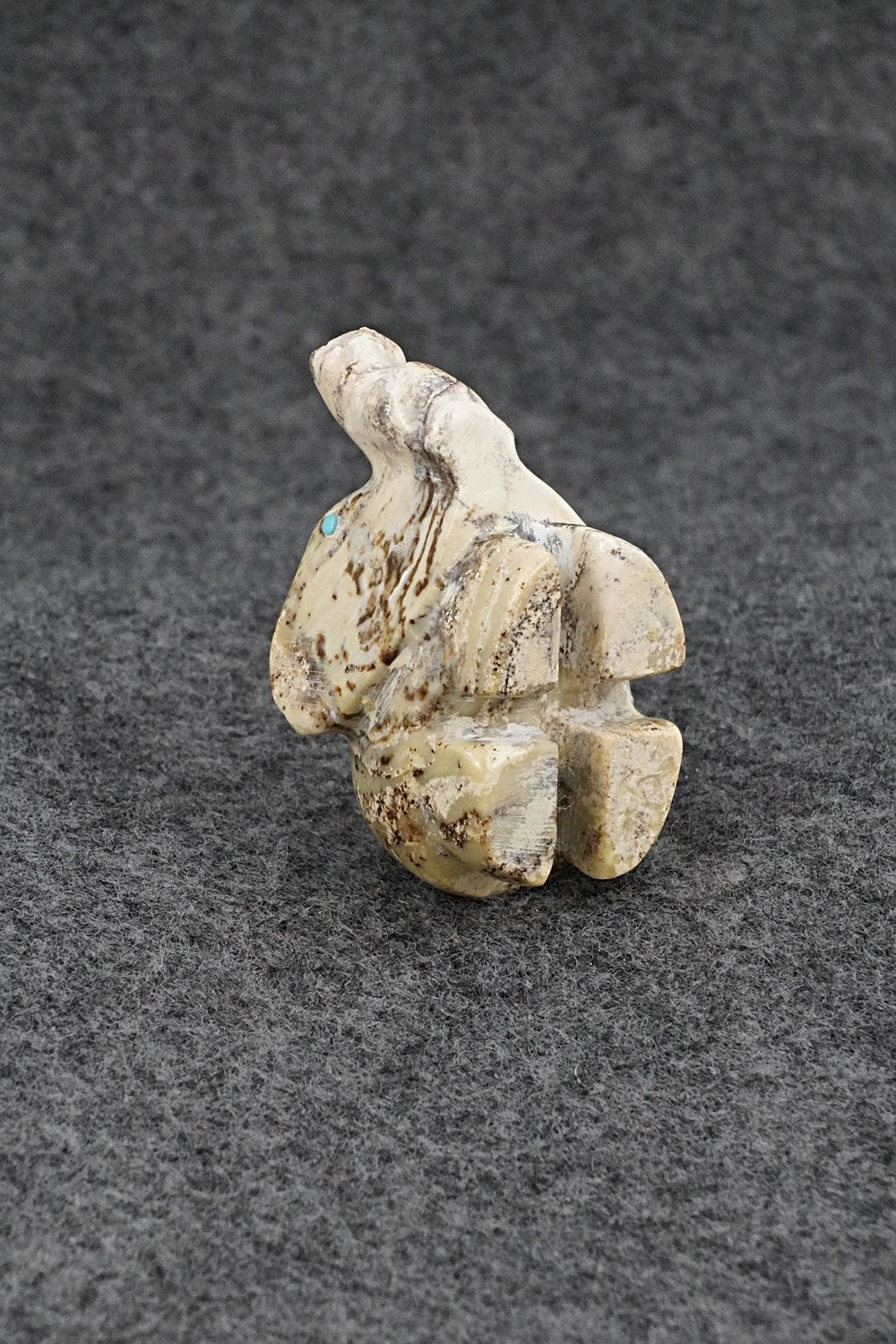 Elephant Zuni Fetish Carving - Gilbert Lonjose