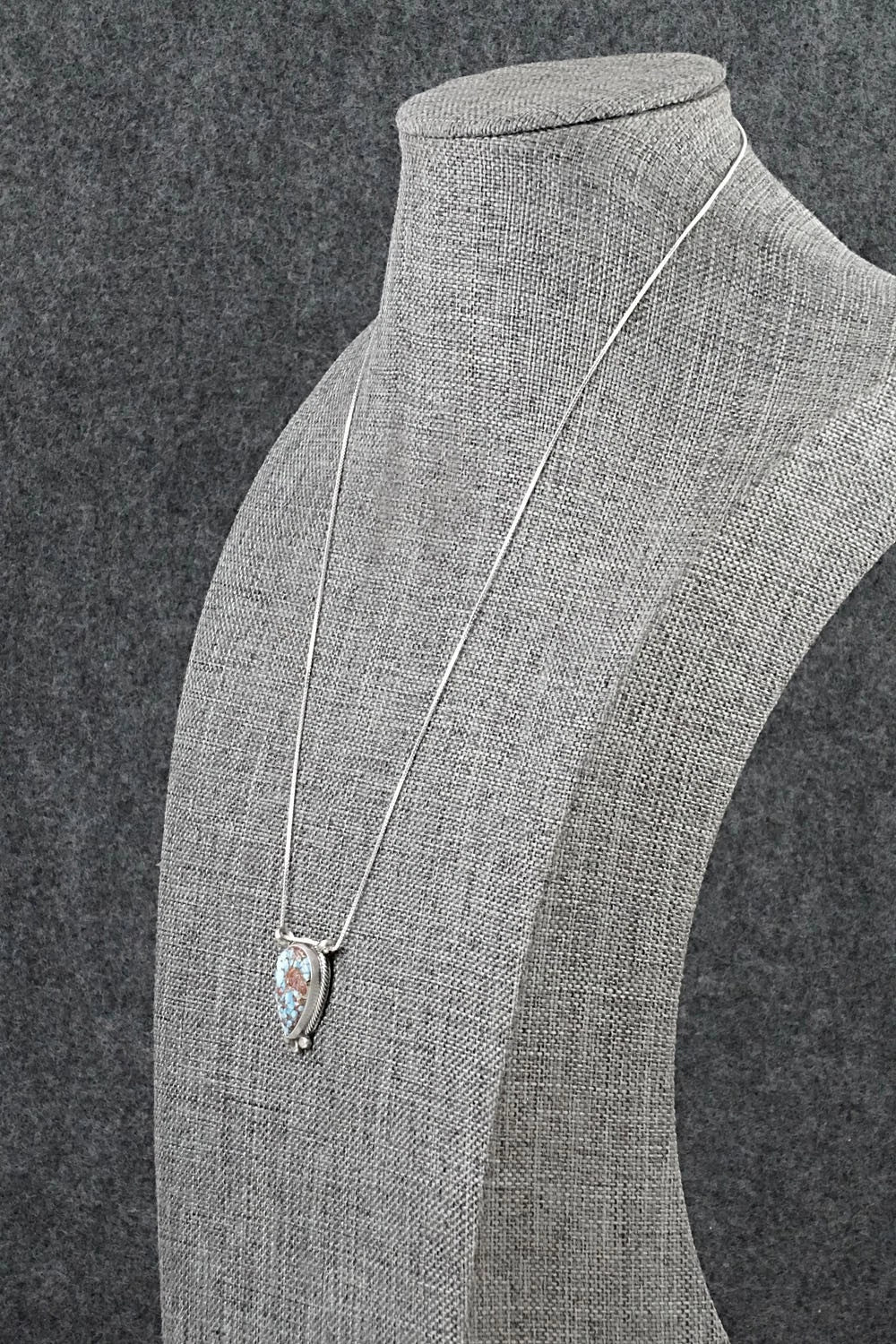 Turquoise & Sterling Silver Necklace - Sharon McCarthy