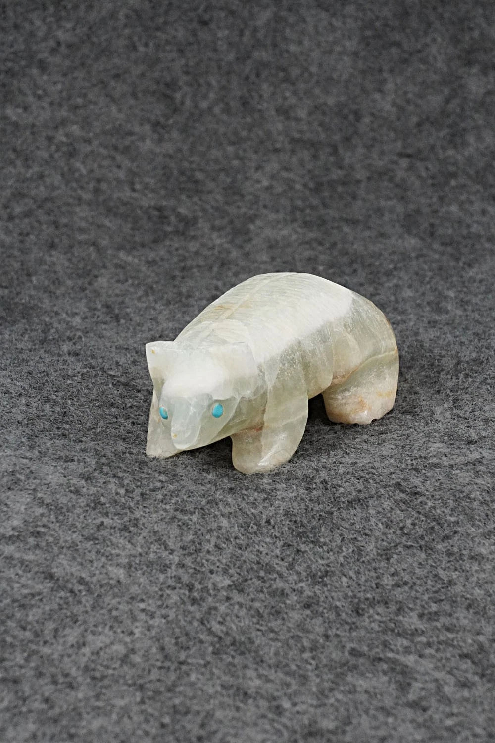 Badger Zuni Fetish Carving - Ronnie Lunasee