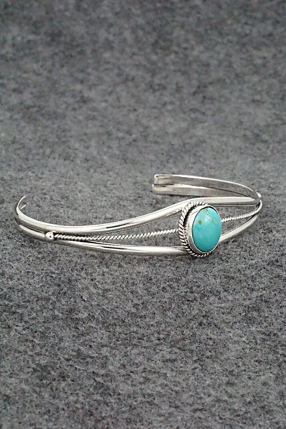 Turquoise & Sterling Silver Bracelet - Alice Rose Saunders