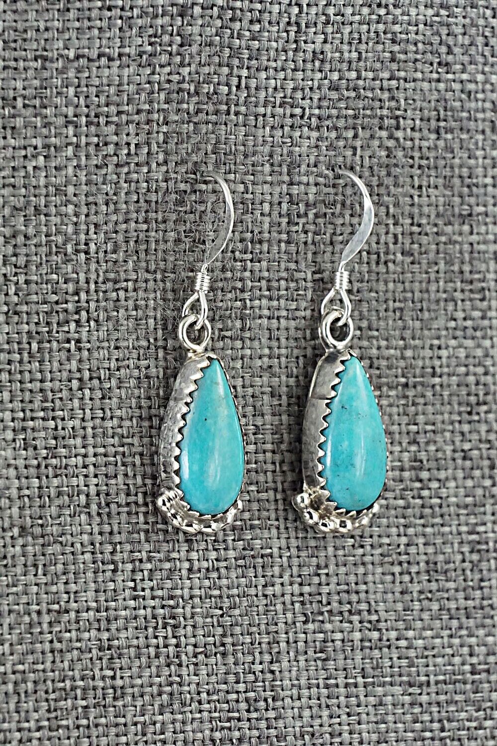 Turquoise & Sterling Silver Earrings - Emery Spencer