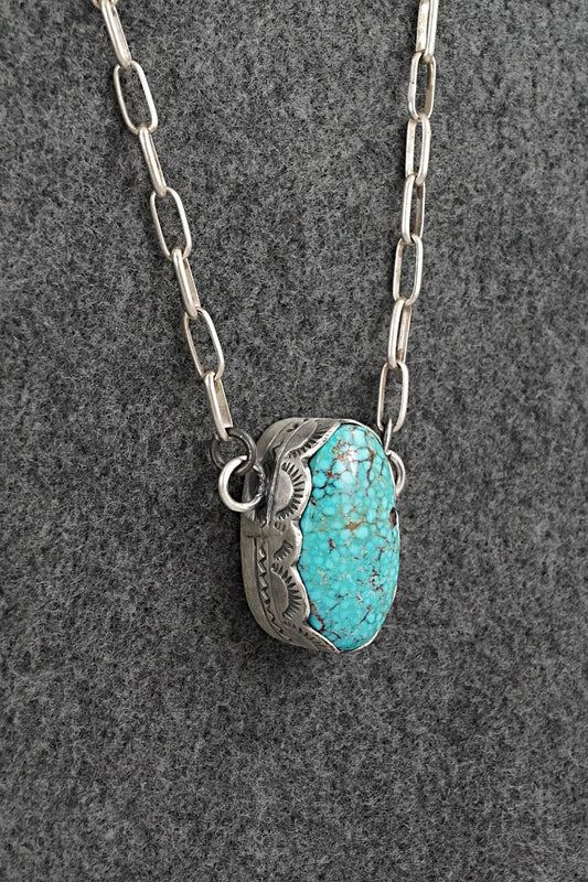 Turquoise & Sterling Silver Necklace - Randy Boyd