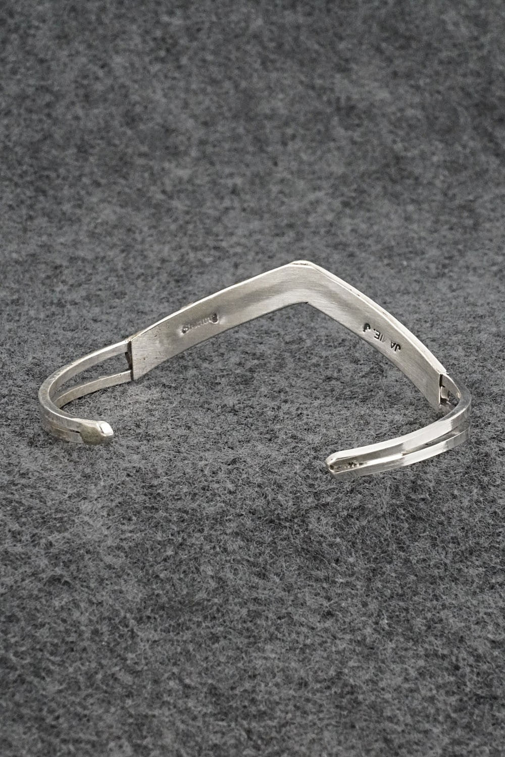 Turquoise & Sterling Silver Inlay Bracelet - Jamie Johnson