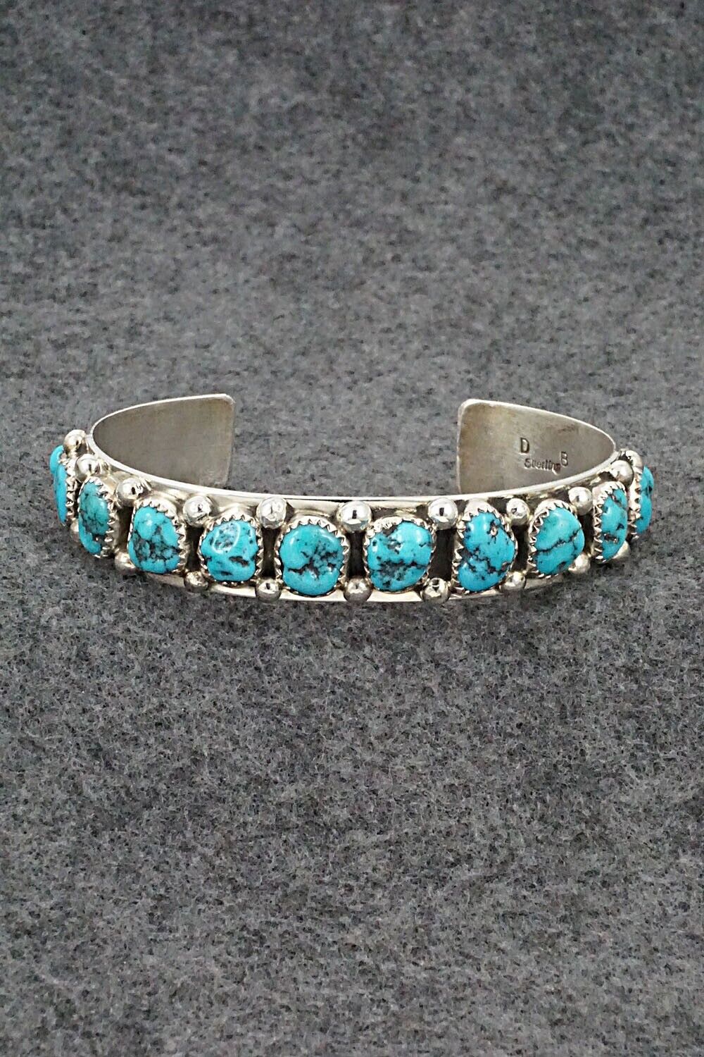 Turquoise & Sterling Silver Bracelet - Darlene Begay