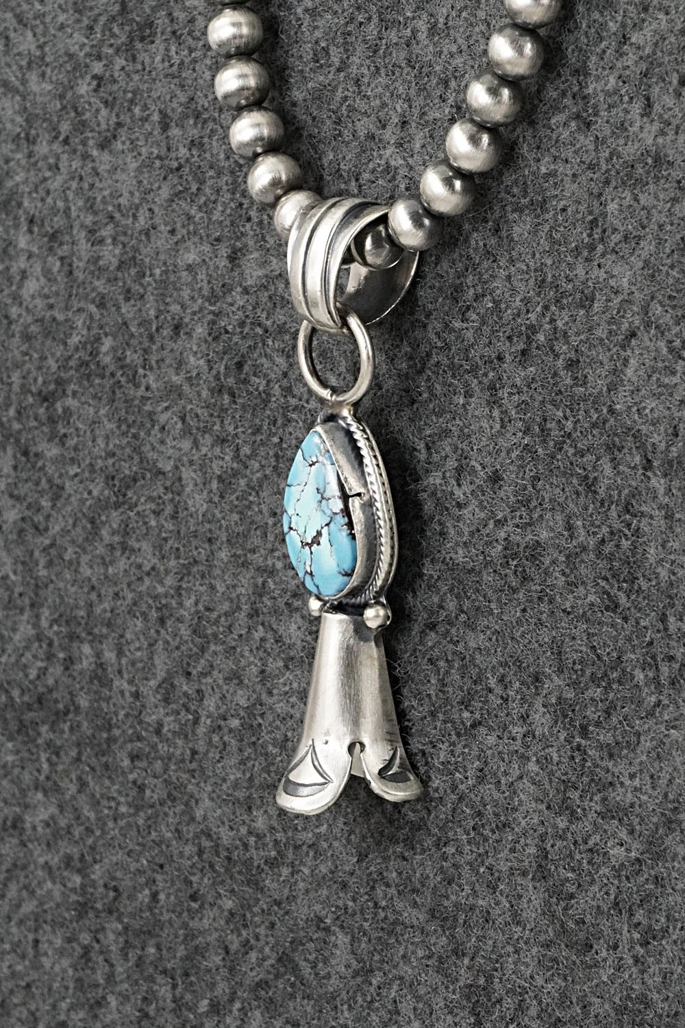 Turquoise & Sterling Silver Necklace - Sharon McCarthy