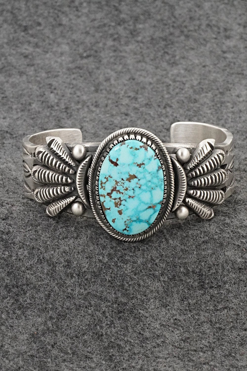 Turquoise & Sterling Silver Bracelet - Calvin Martinez