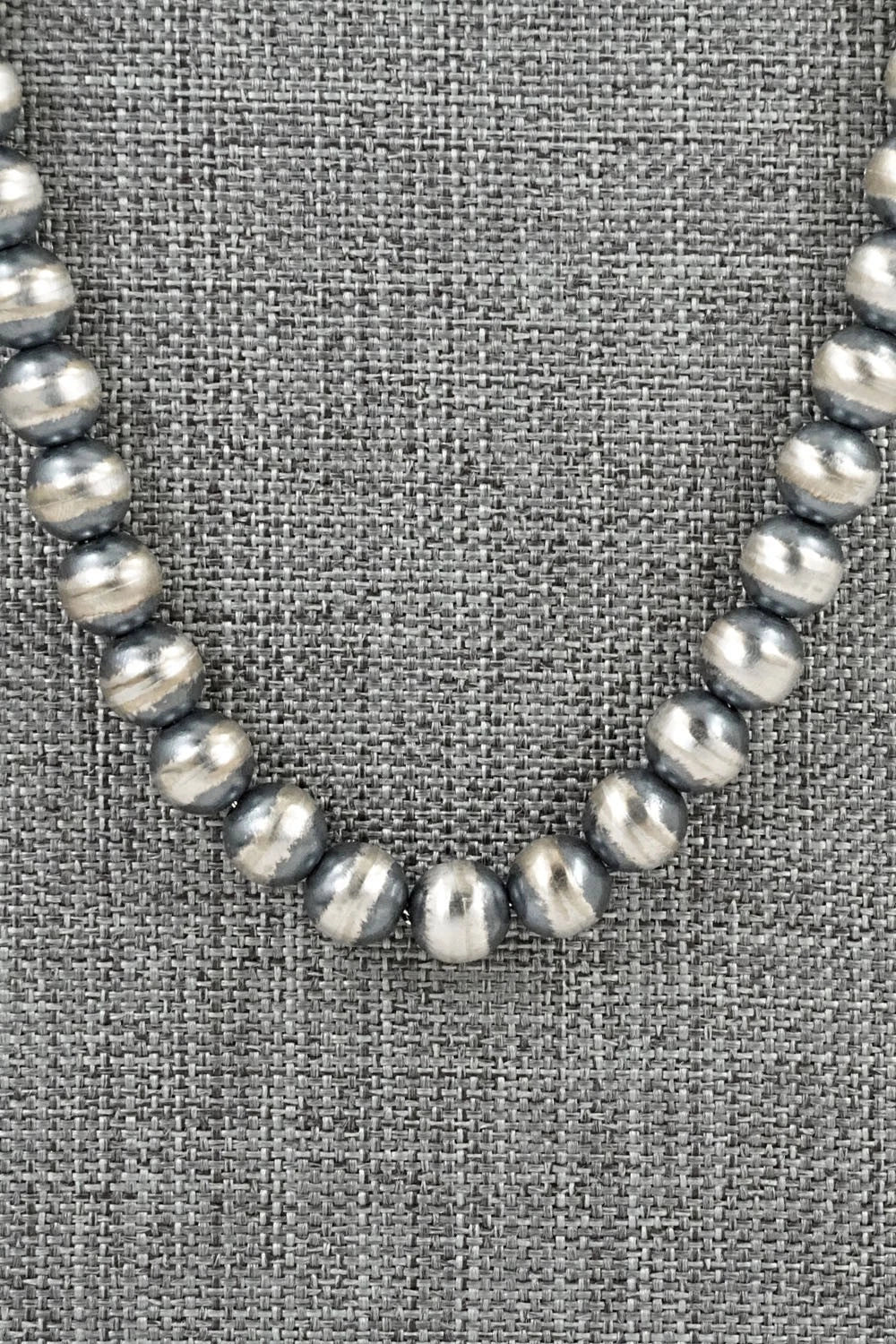 Sterling Silver Navajo Pearl Necklace 22" - Bryannen Halwood