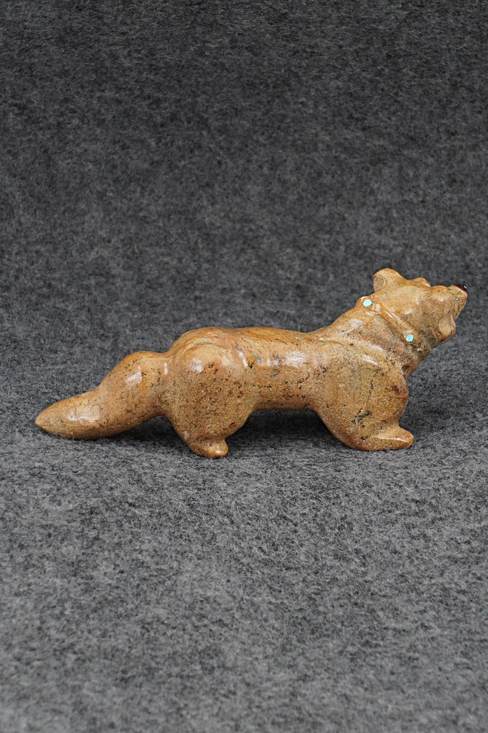 Dog Zuni Fetish Carving - Freddie Leekya