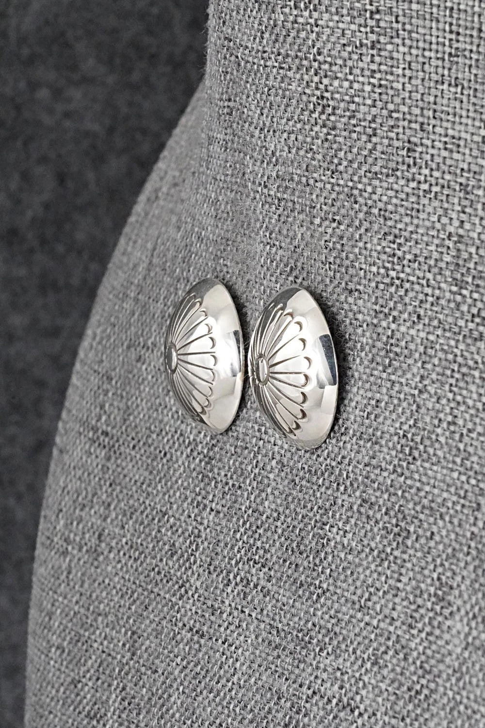 Sterling Silver Earrings - Marie Yazzie
