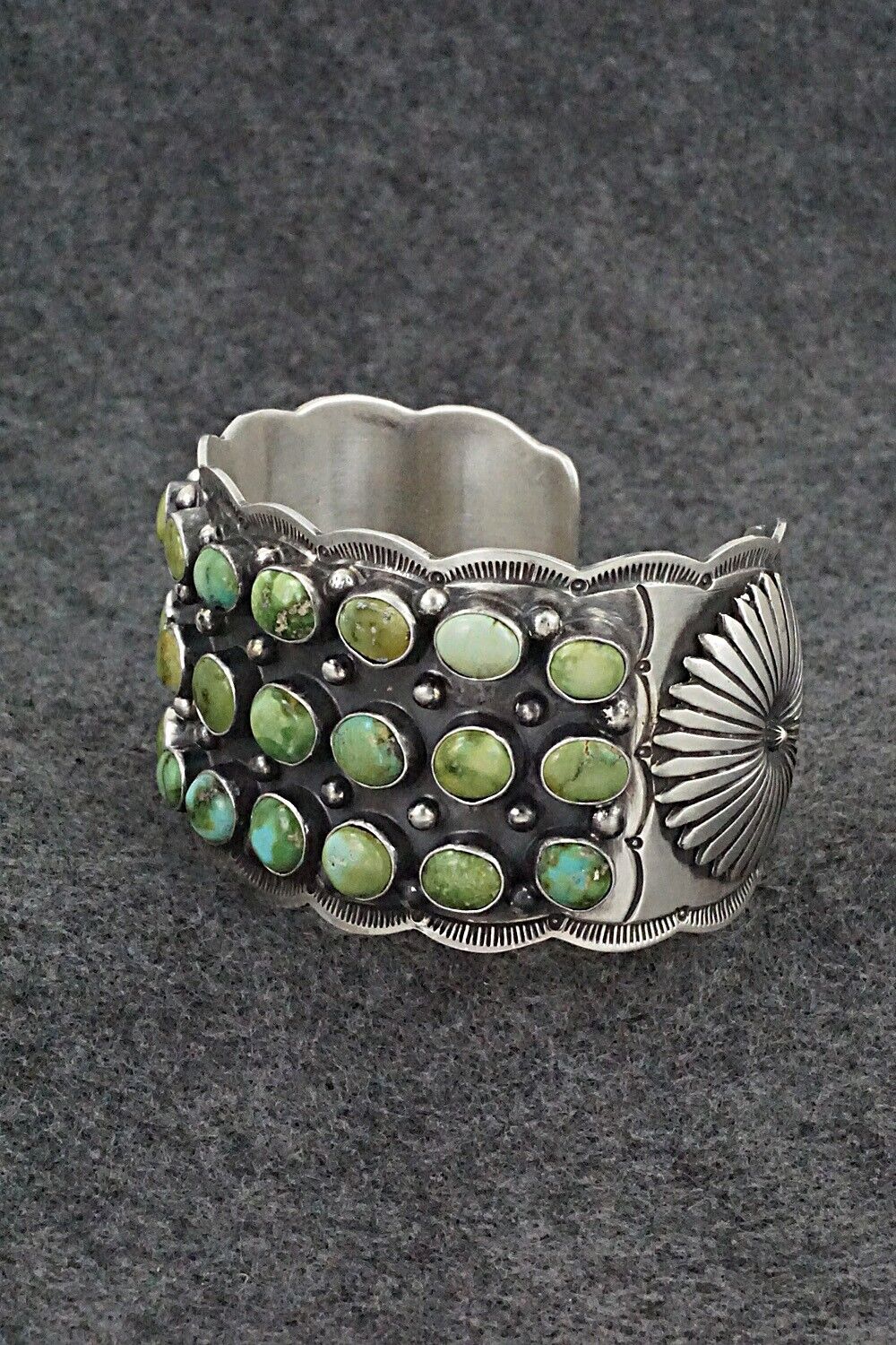 Turquoise & Sterling Silver Bracelet - Tom Lewis
