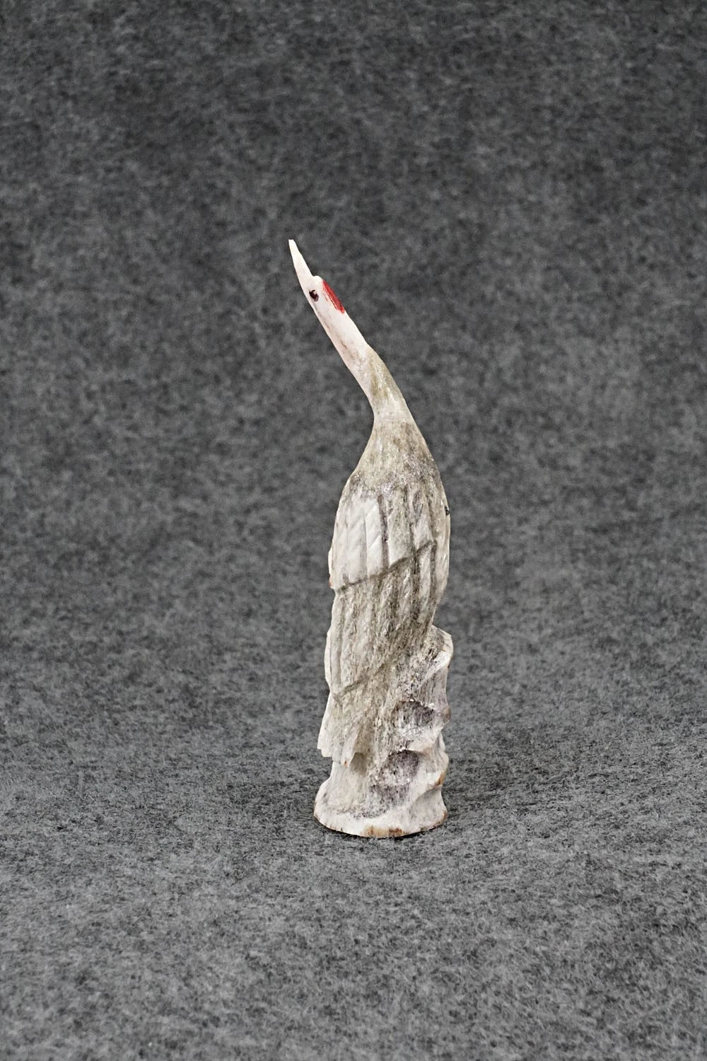 Crane Zuni Fetish Carving - Ruben Najera