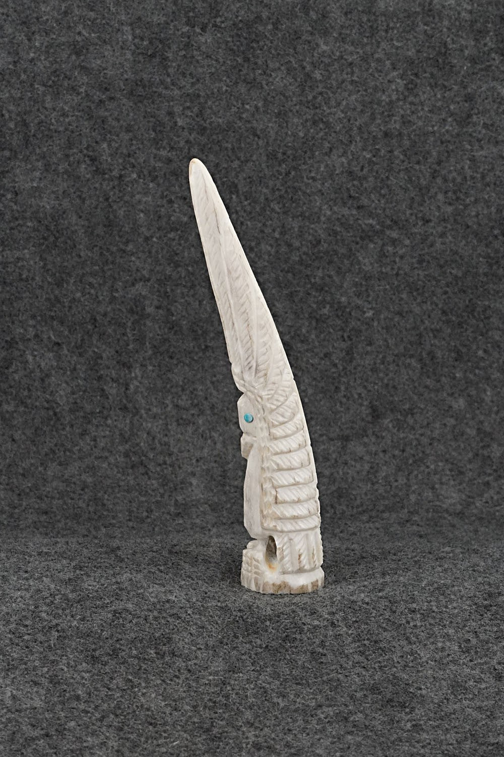 Eagle Zuni Fetish Carving - Garrick Weeka