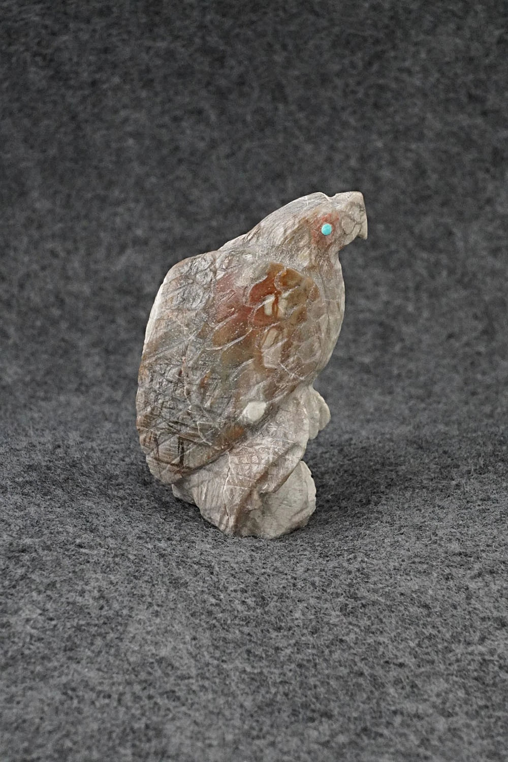 Eagle Zuni Fetish Carving - Derrick Kammasee