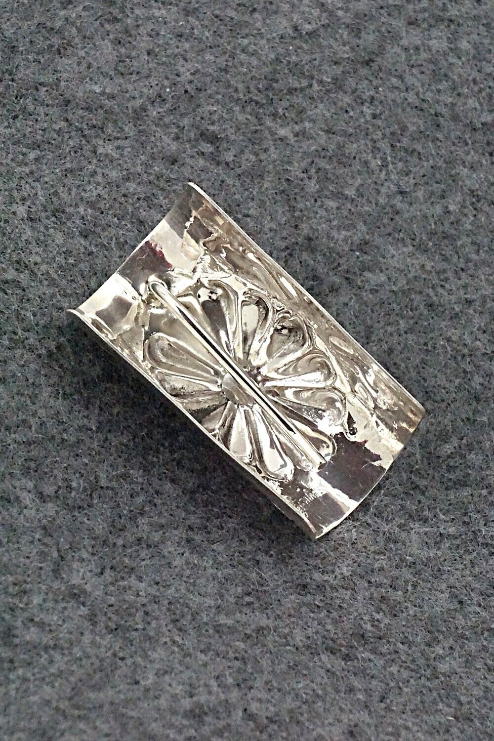 Turquoise & Sterling Silver Hair Pin - Arlene Soce