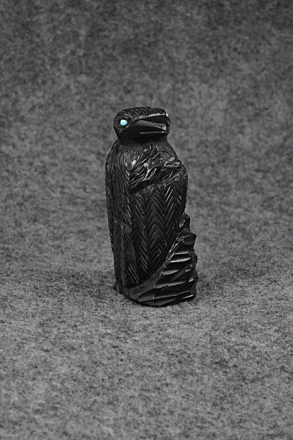 Crow Zuni Fetish Carving - Mike Tucson