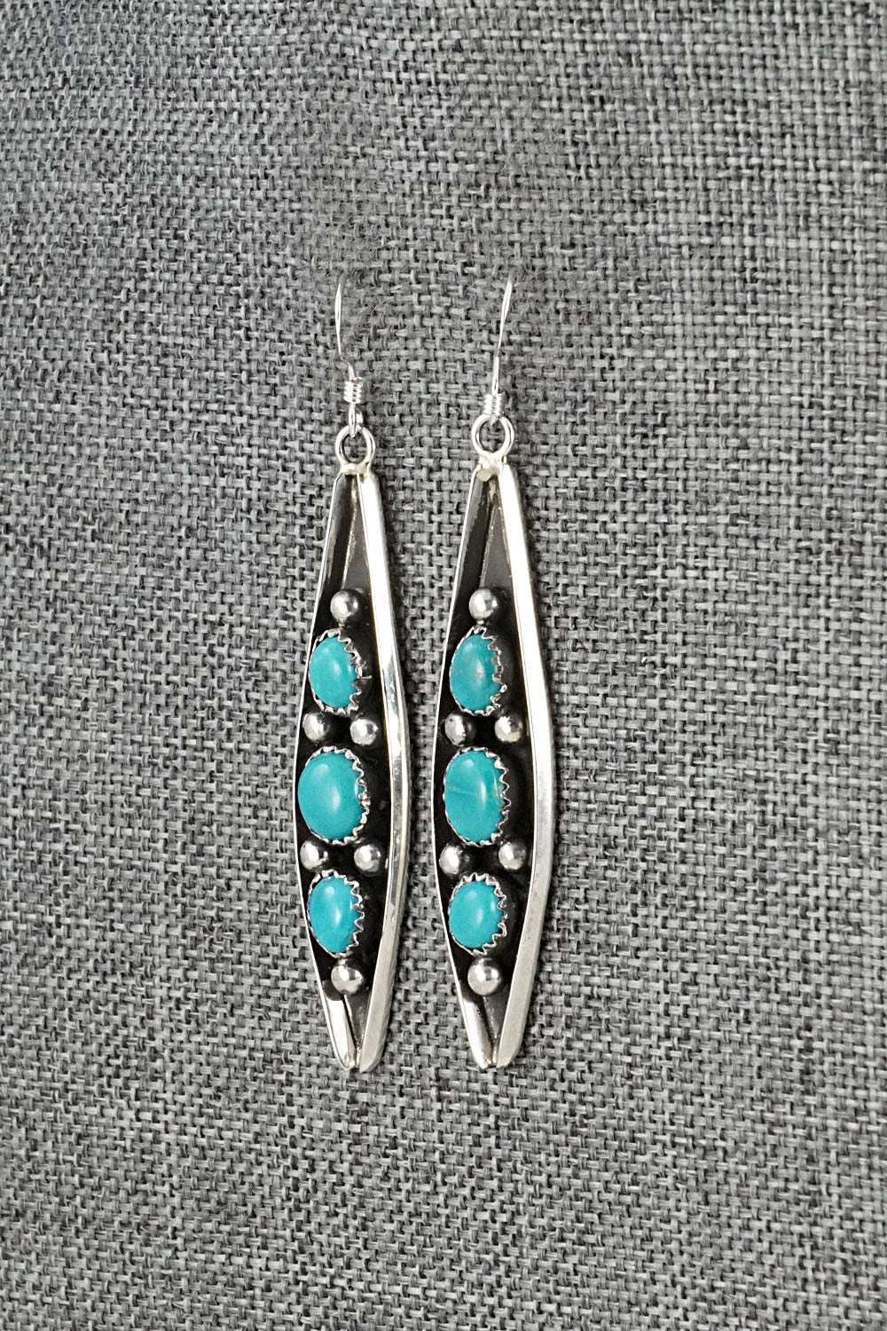 Turquoise & Sterling Silver Earrings - Paul Largo
