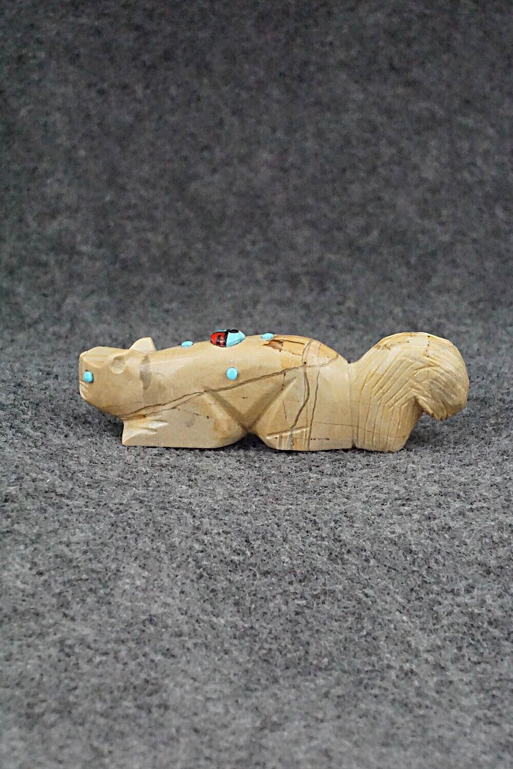 Squirrel Zuni Fetish Carving - Danette Laate