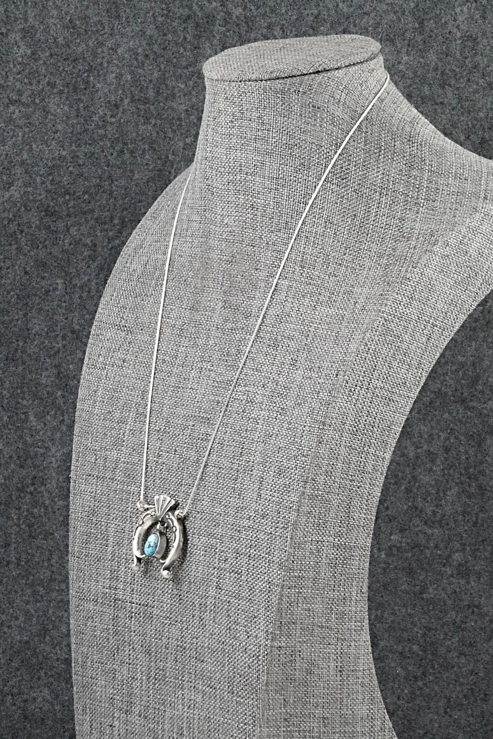 Turquoise & Sterling Silver Necklace - Gary Shorty