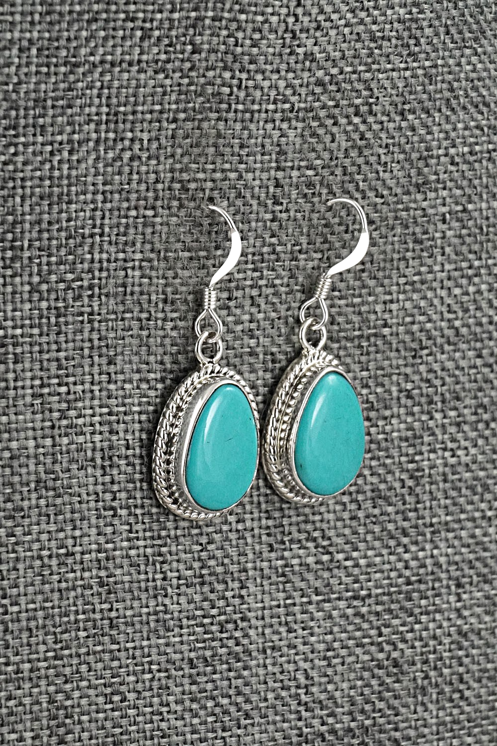 Turquoise & Sterling Silver Earrings - Sharon McCarthy