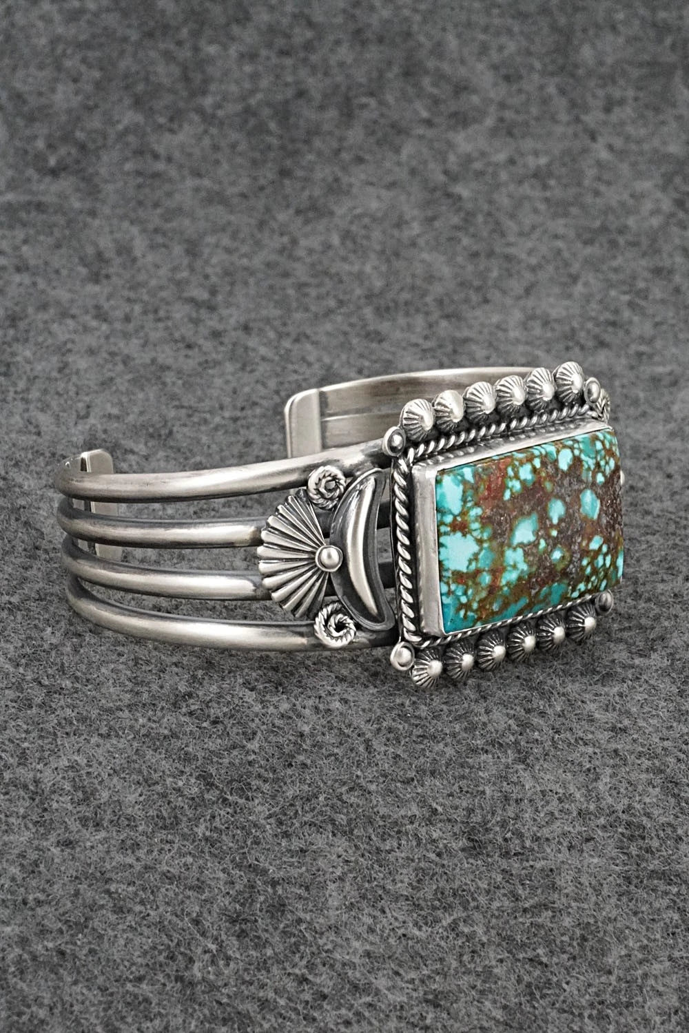Turquoise & Sterling Silver Bracelet - Derrick Gordon