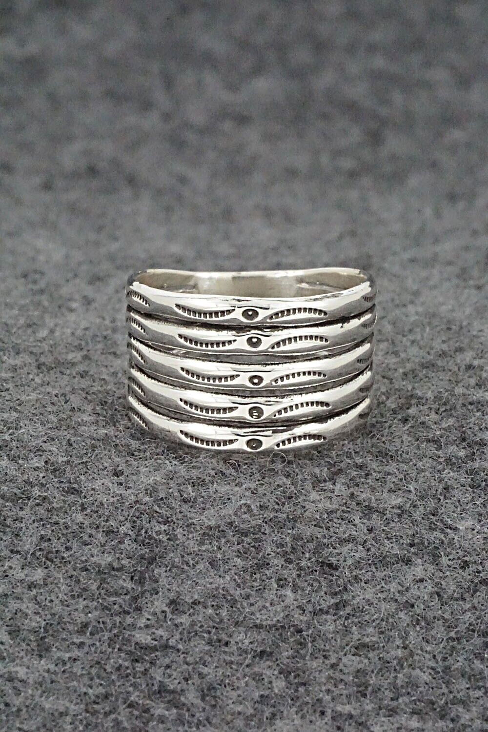 Sterling Silver Ring - Raymond Coriz - Size 8.5
