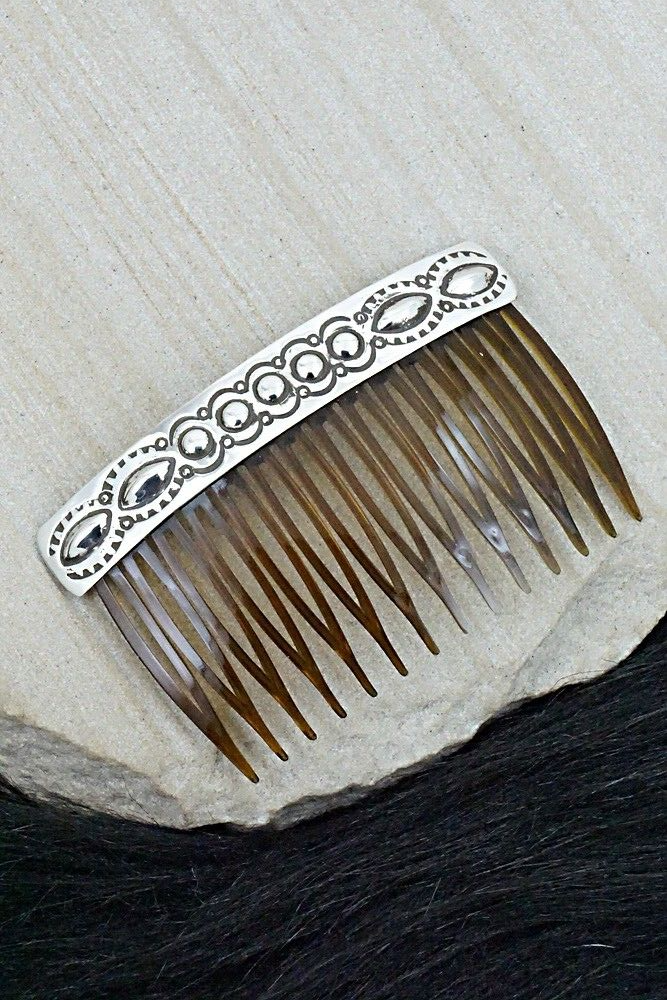 Sterling Silver Hair Combs - Jennie Blackgoat