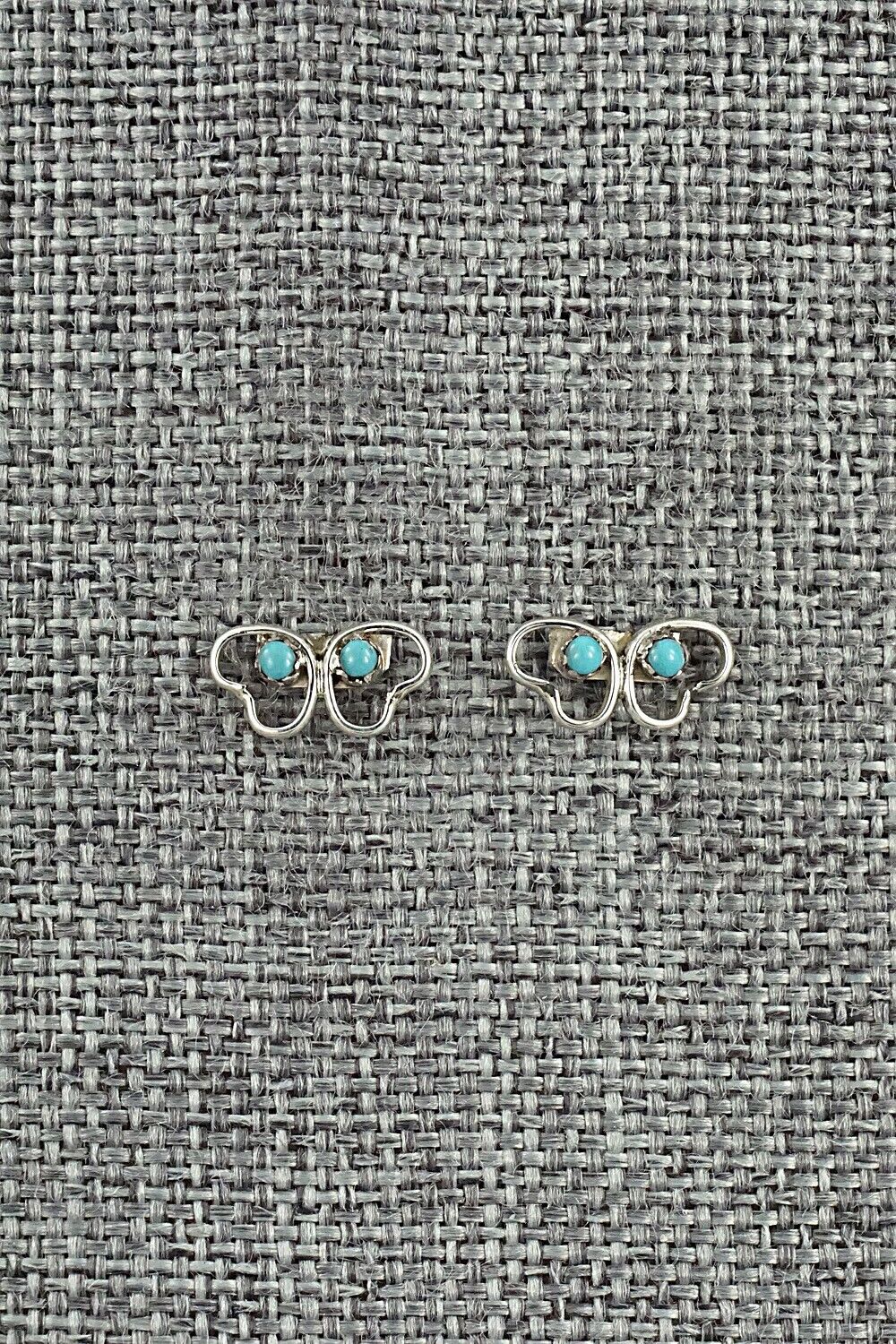 Turquoise & Sterling Silver Earrings - Dorothy Natachu