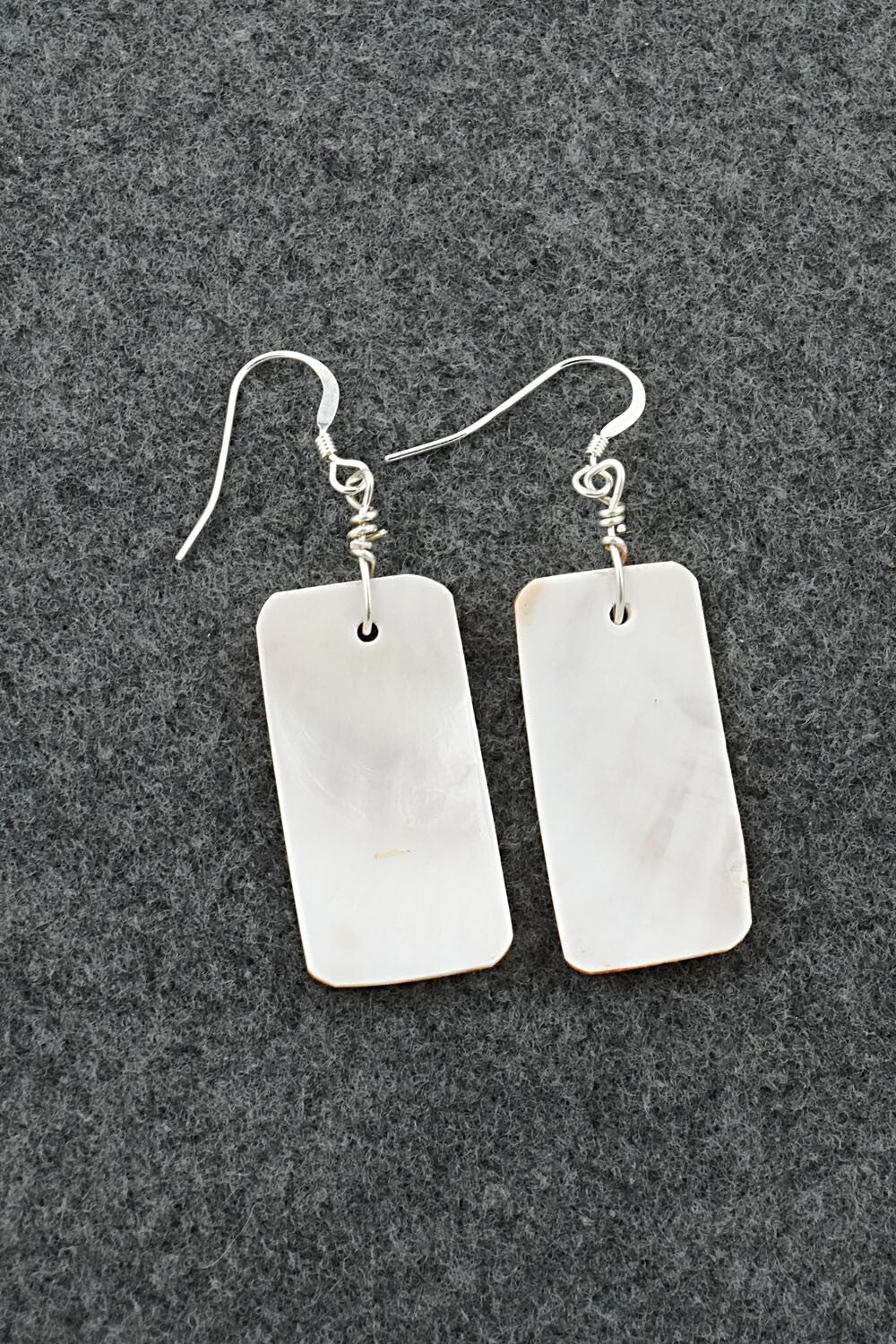 Spiny Oyster & Sterling Silver Earrings - Louise Joe