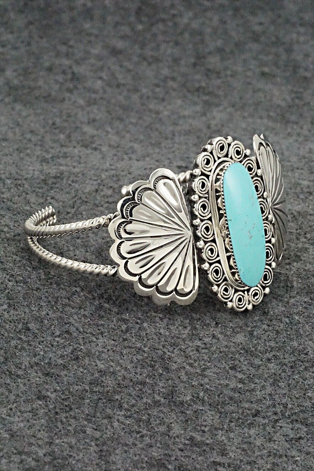 Turquoise and Sterling Silver Bracelet - Angie Platero