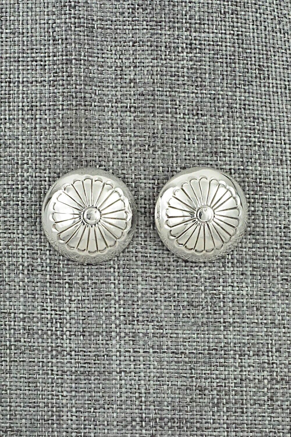 Sterling Silver Earrings - Marie Yazzie