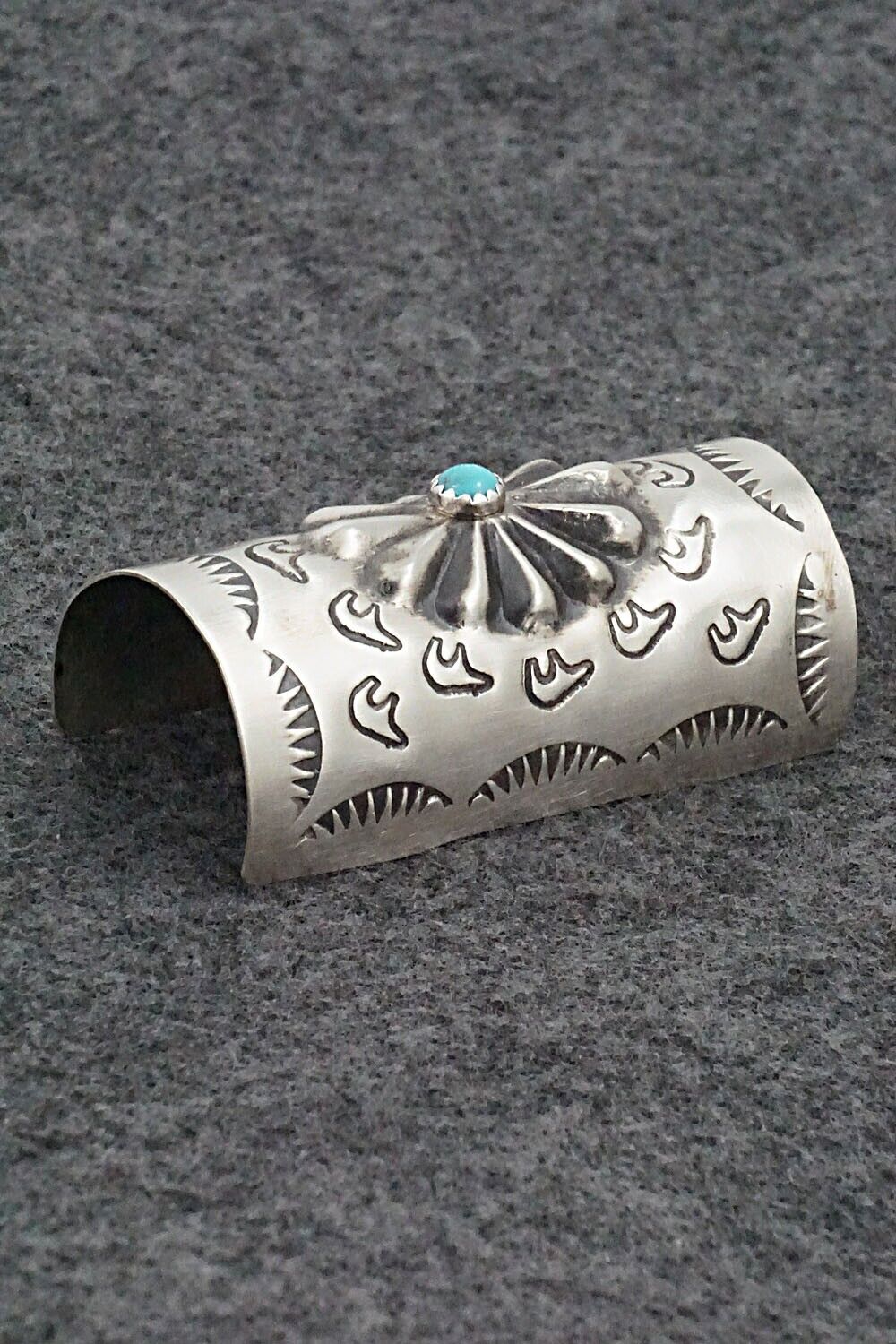Turquoise & Sterling Silver Hair Pin - Arlene Soce
