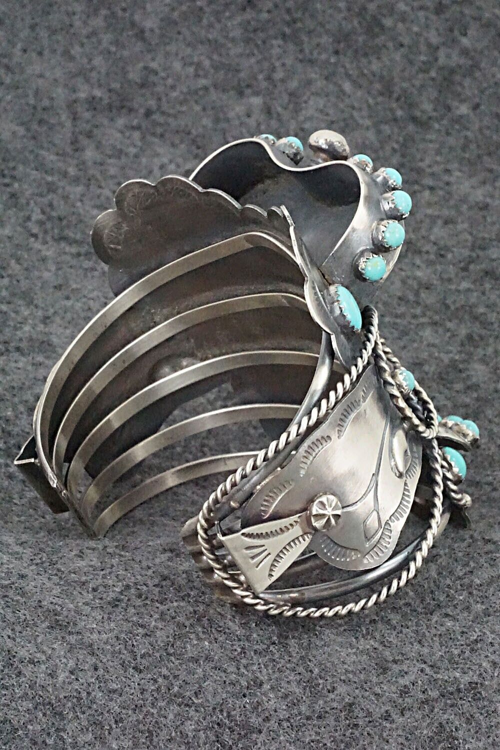 Turquoise & Sterling Silver Bracelet - Tim Yazzie
