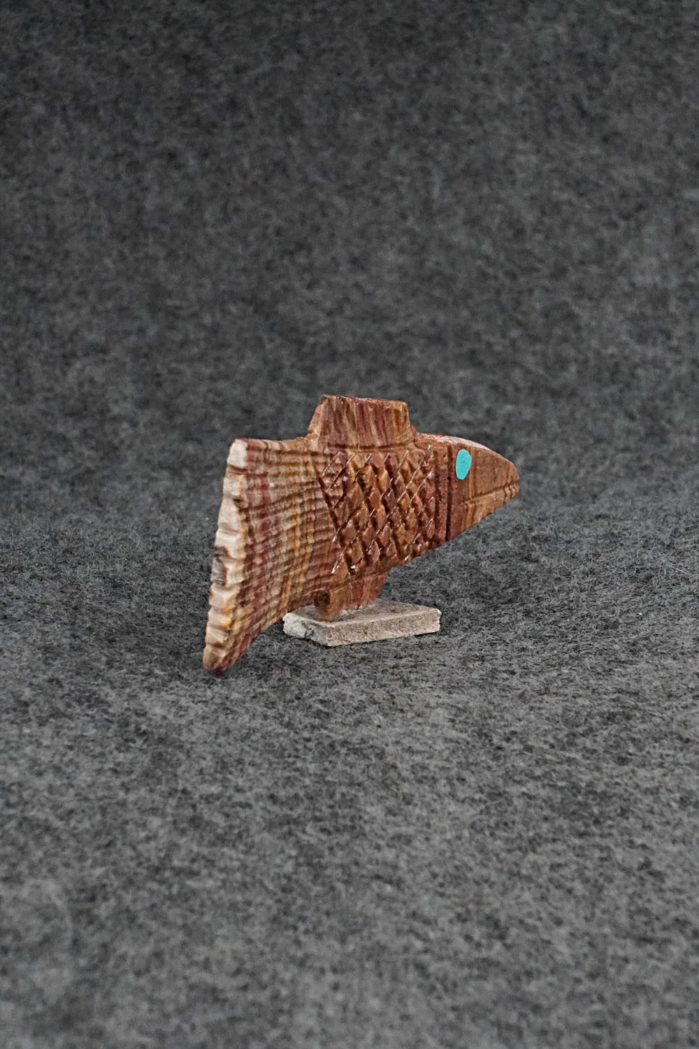 Fish Zuni Fetish Carving - Carl Etsate