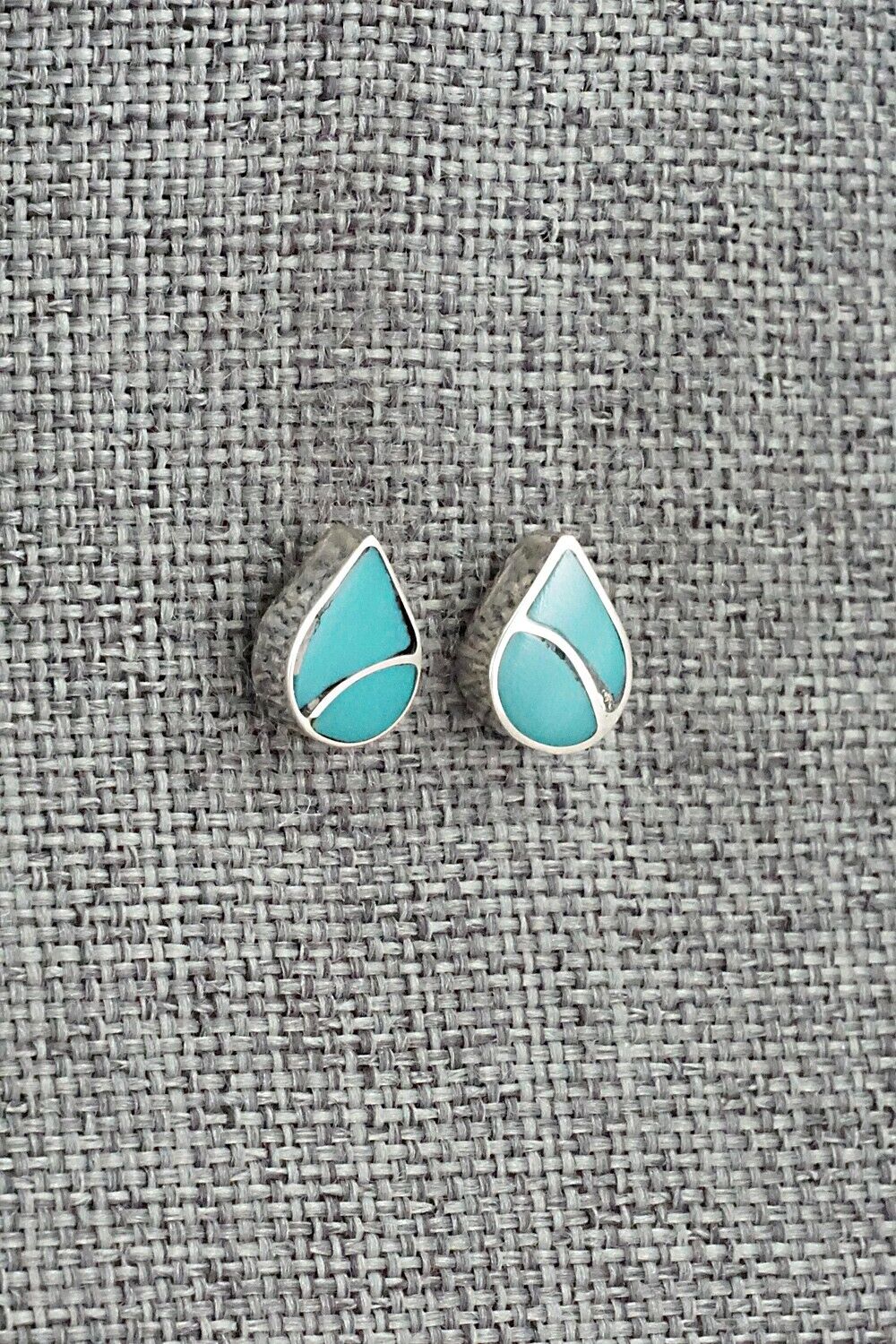 Turquoise & Sterling Silver Earrings - Lynelle Johnson