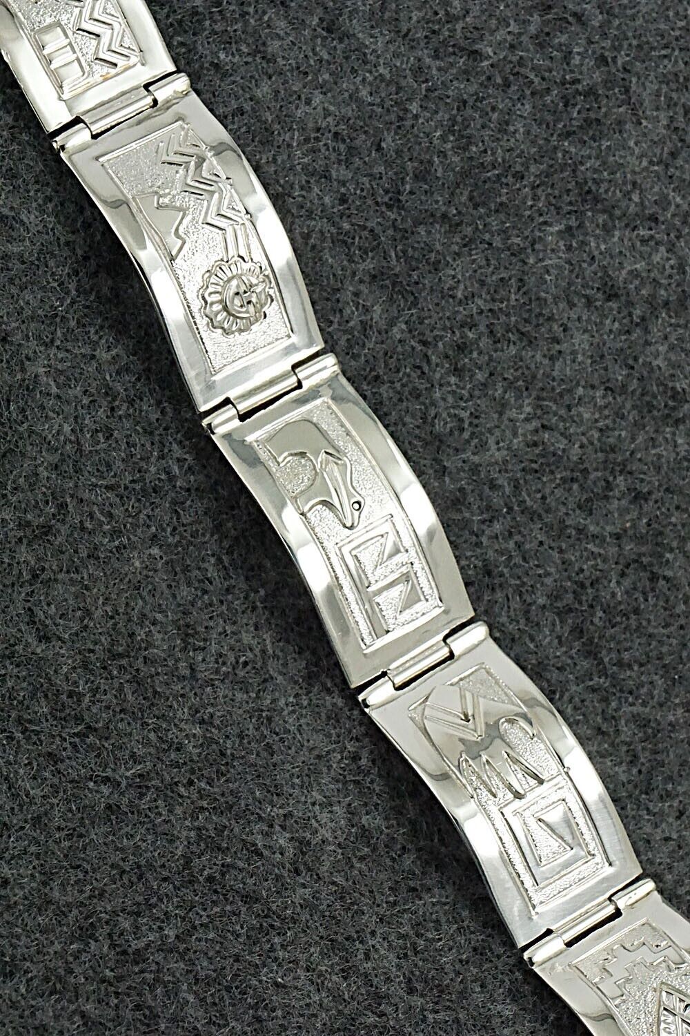 Sterling Silver Link Bracelet - Alanzo Mariano