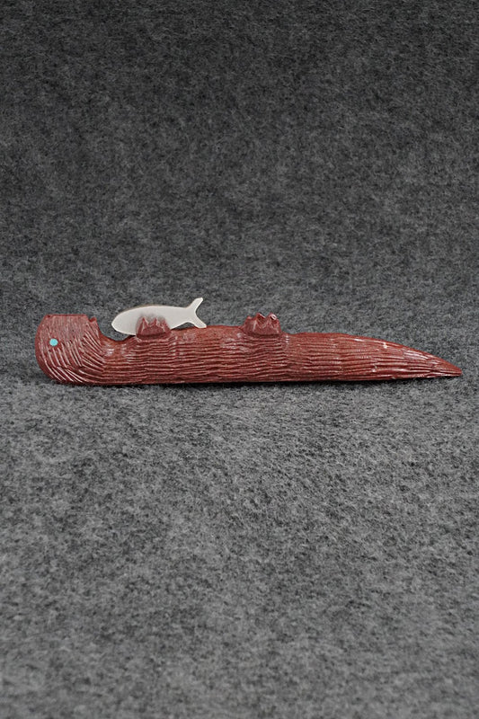 Otter Zuni Fetish Carving - Jesus Espino