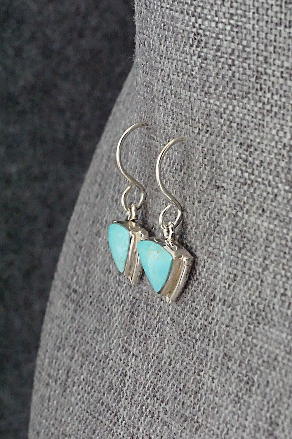 Turquoise & Sterling Silver Earrings - Cathy Webster