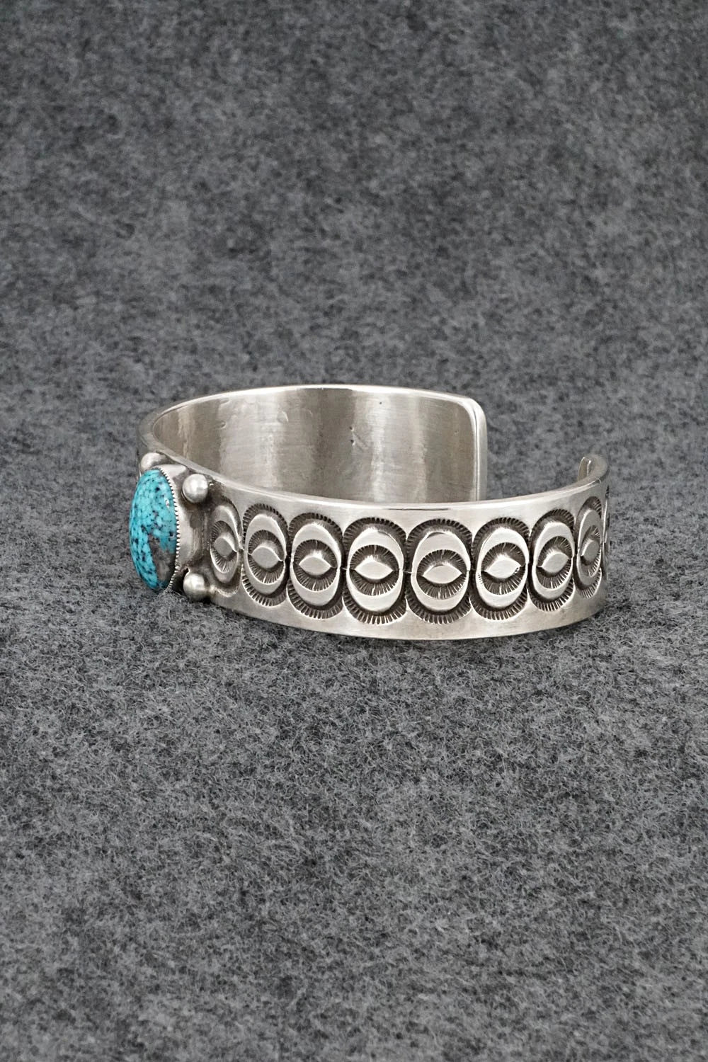Turquoise & Sterling Silver Bracelet - Calvin Martinez